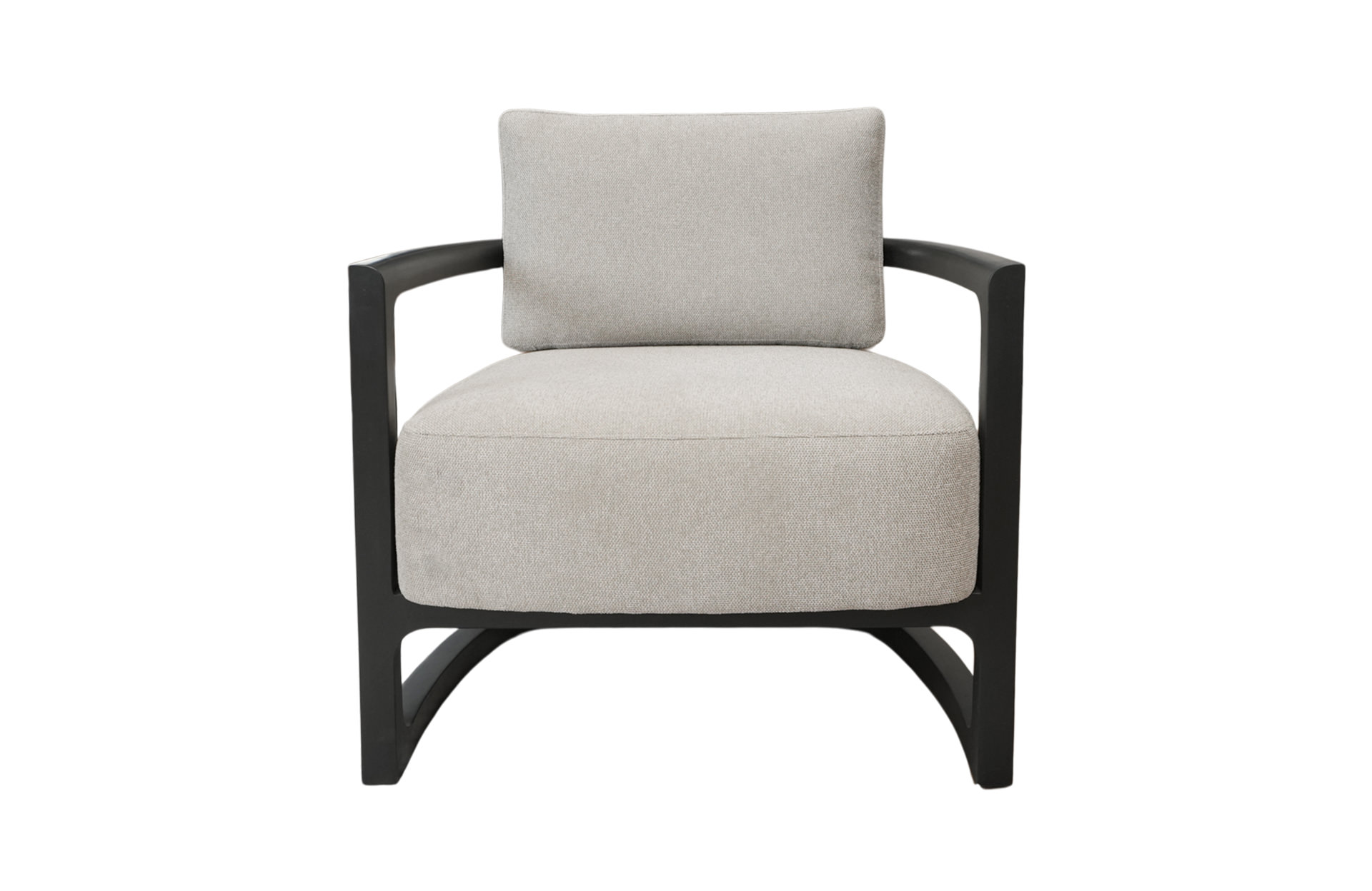 Home Decor Armchair Marbella Mars Linen Front View