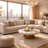 Elegant Jakarta penthouse living room