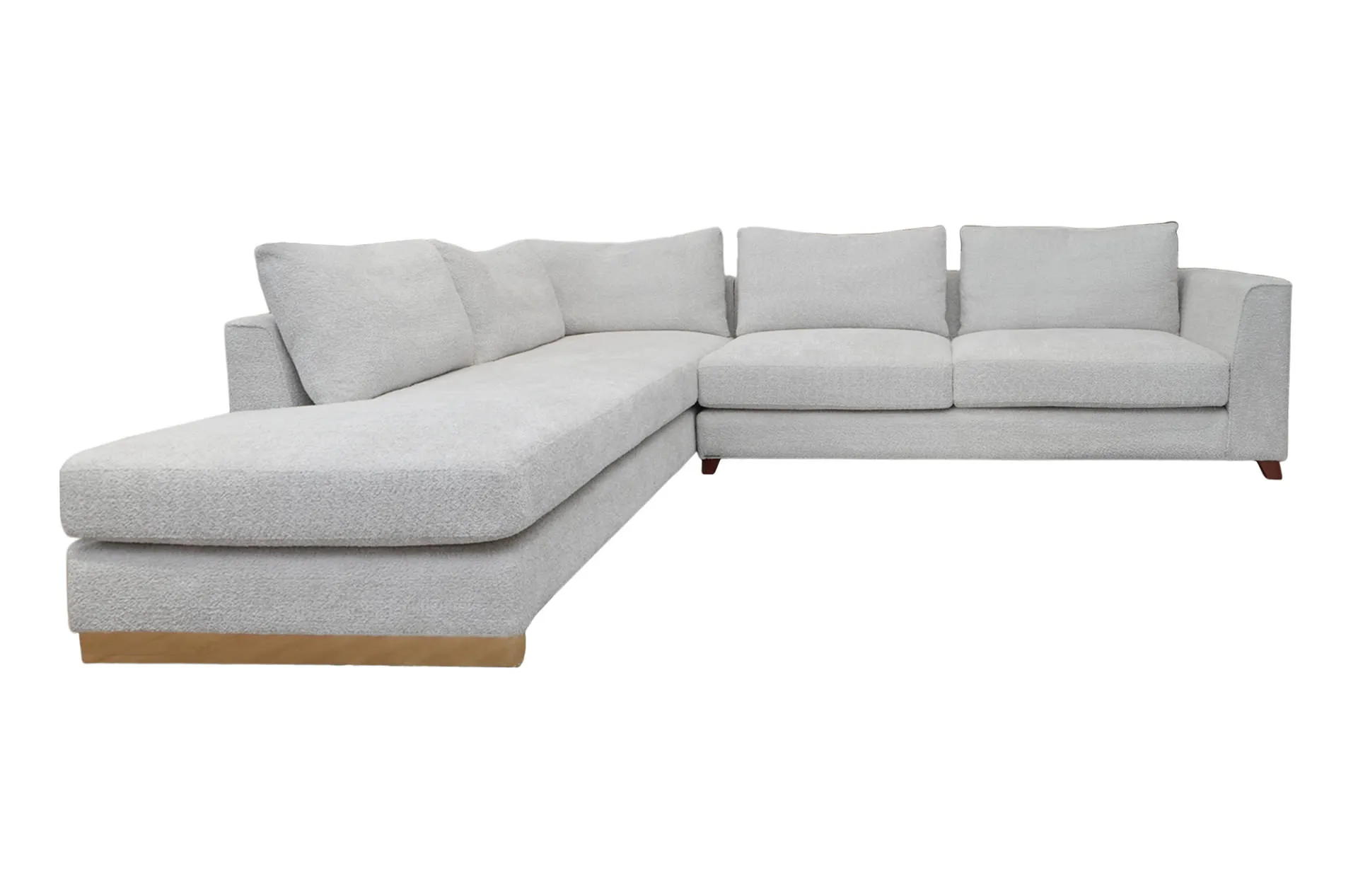 Home Decor Lauren Sofa MO Sand Front View