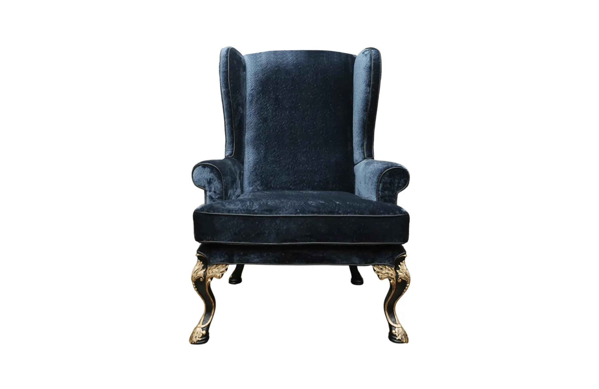 Home Decor Regency Wingchair AC 01 INK Front View