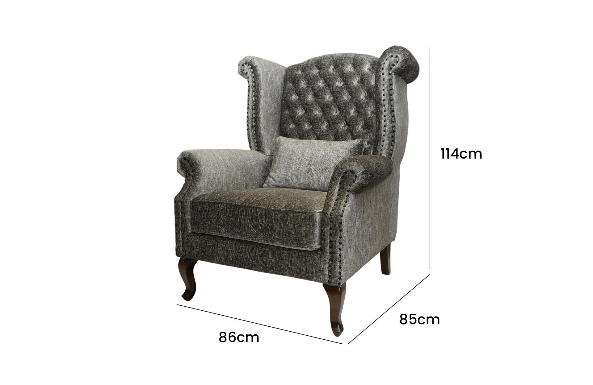 Home Decor Saloka Single MTV ASH (Shinning) SIde View Size