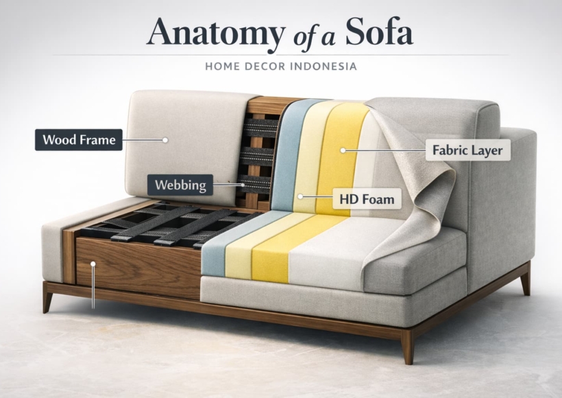 Anatomy of a luxury sofa