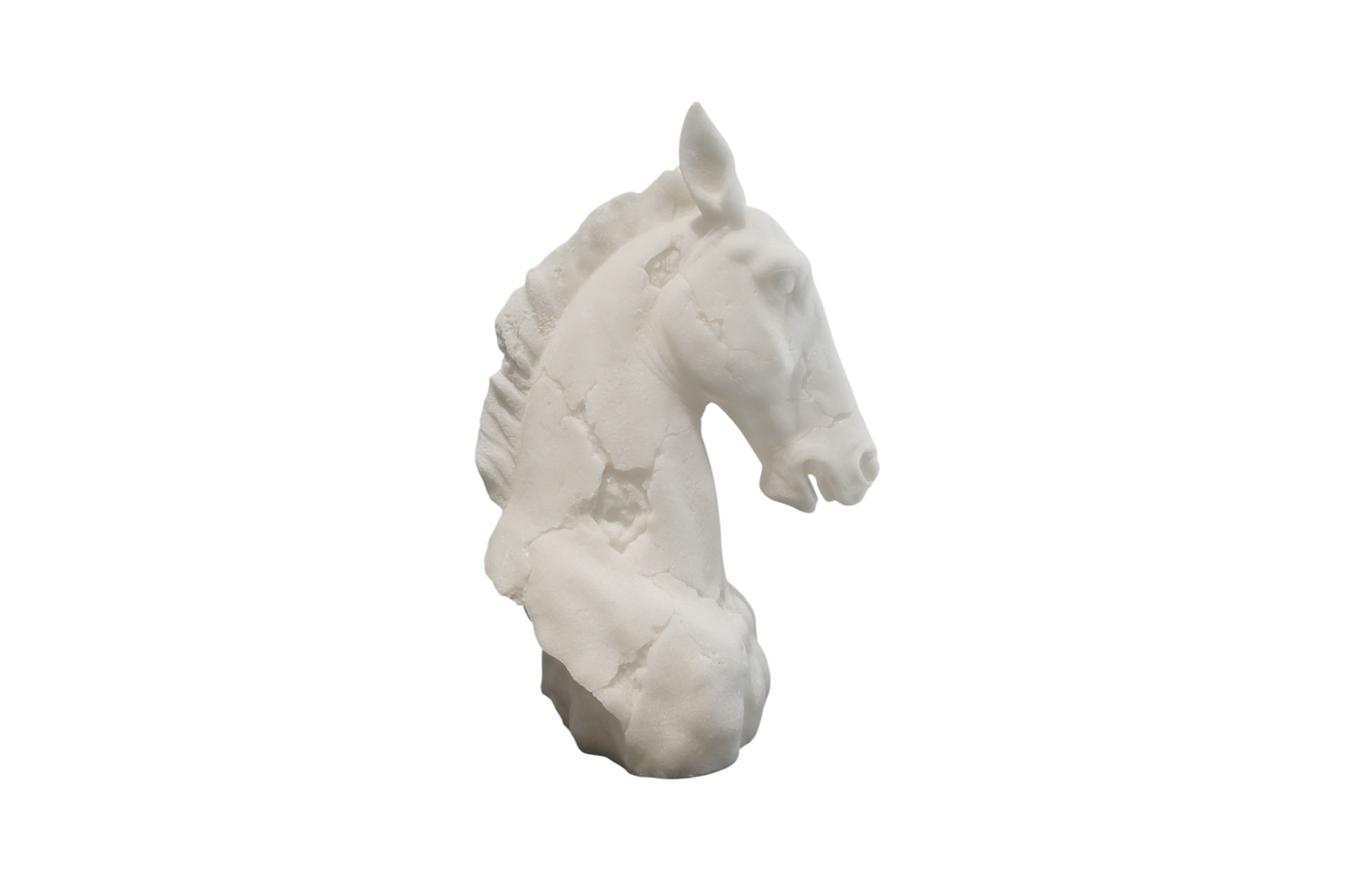Home Decor B8577 Horse Head Sculpture Side View