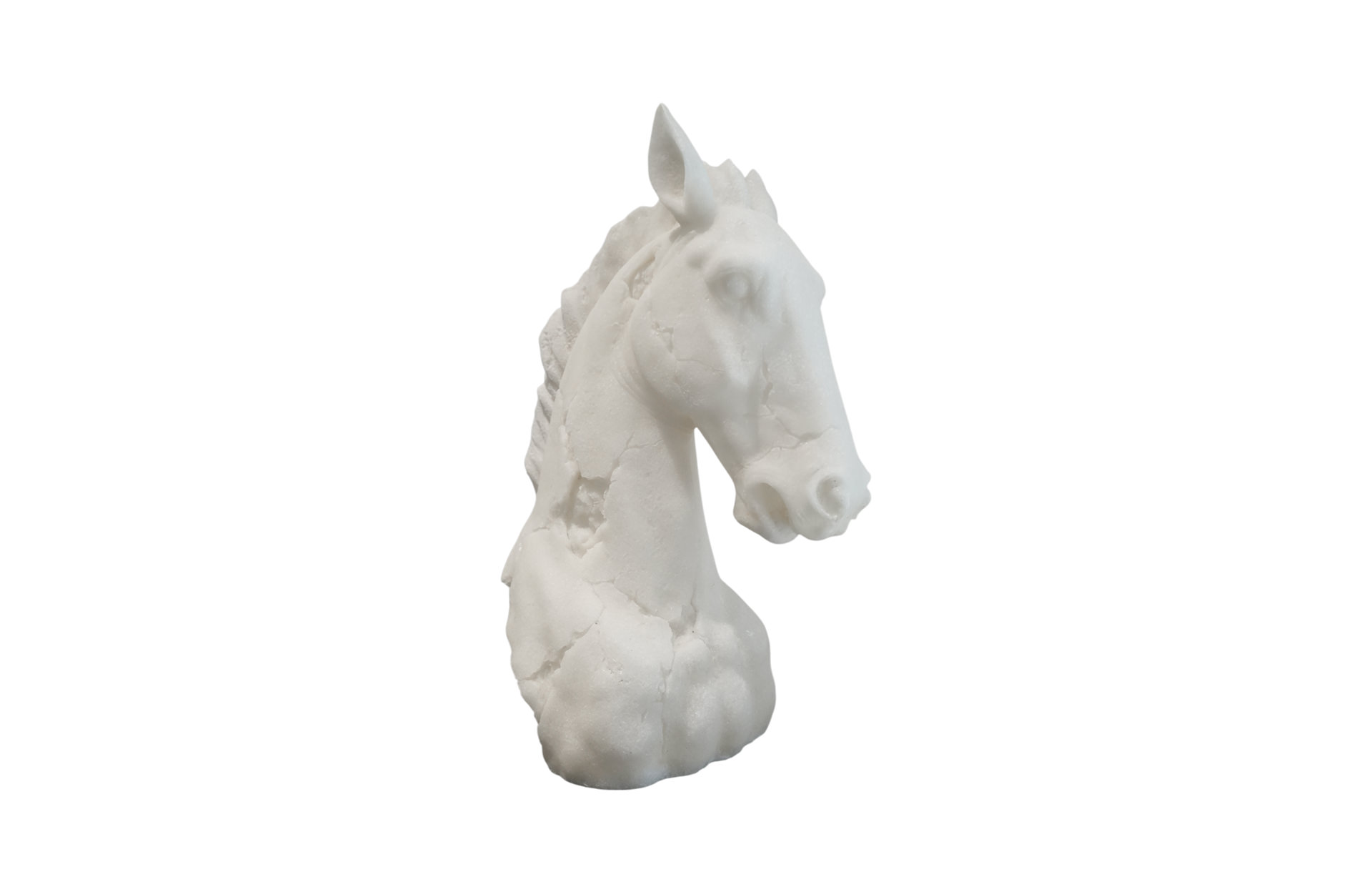 Home Decor B8577 Horse Head Sculpture Side / Front View