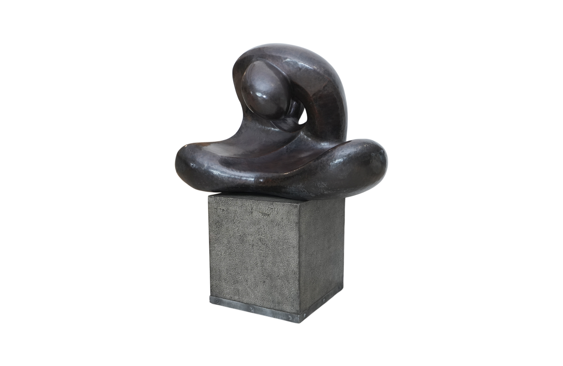 PZ S 02 Sculptures Pensive Woman (Copper)