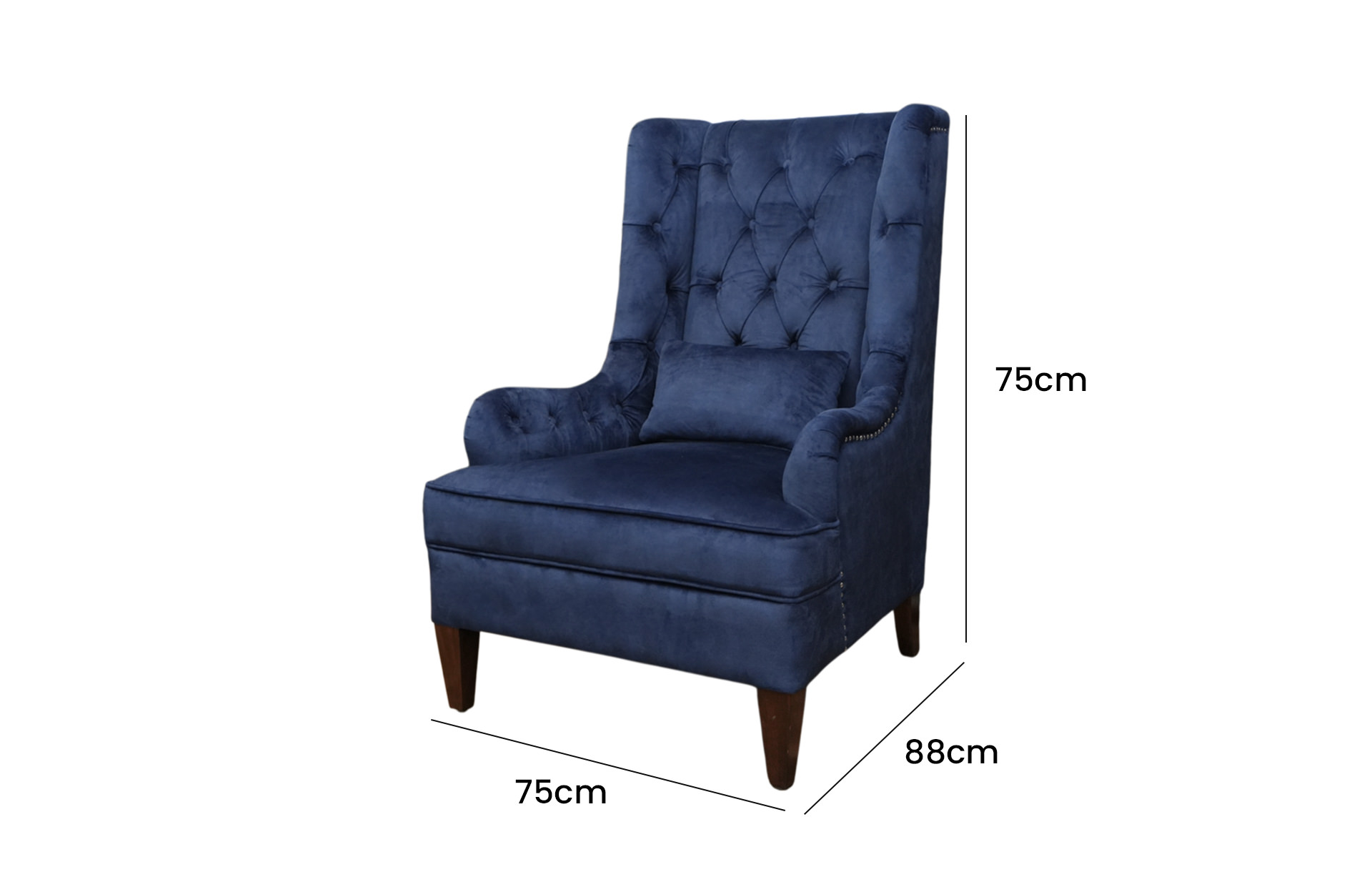 Home Decor Zenira Single TN 79 Side View Size