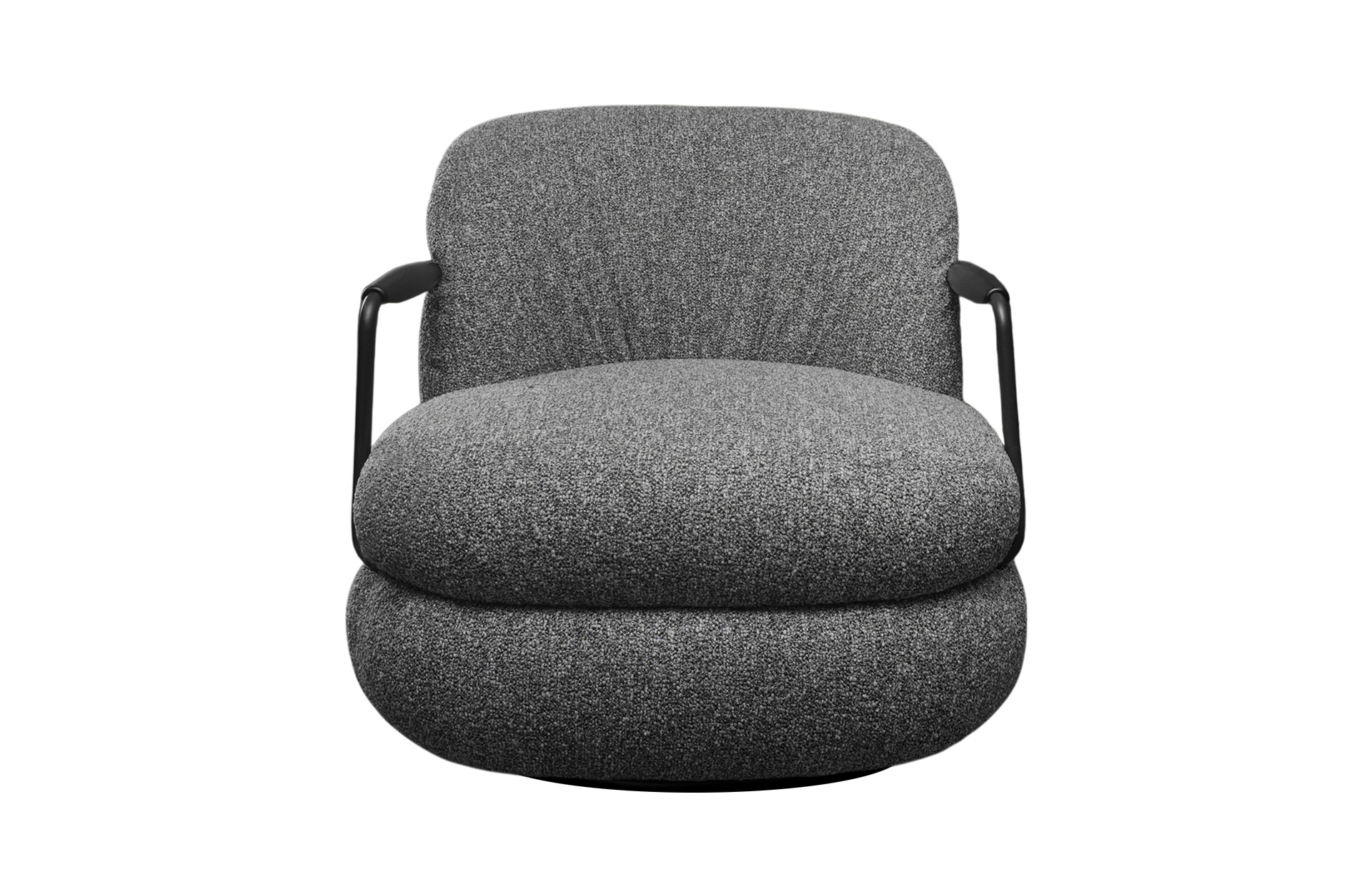 Home Decor Drew Swivel Armchair Front View