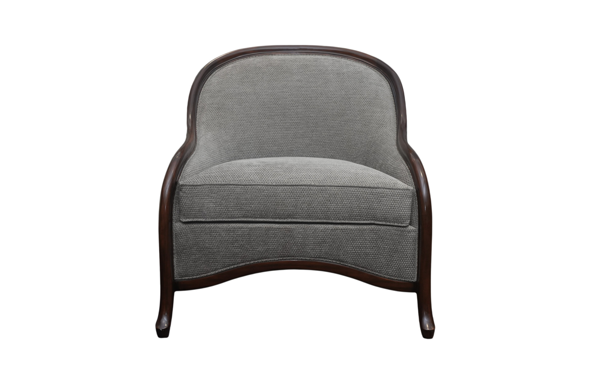 Home Decor One Seater Courbe 34499 Lucy Tawny Front View