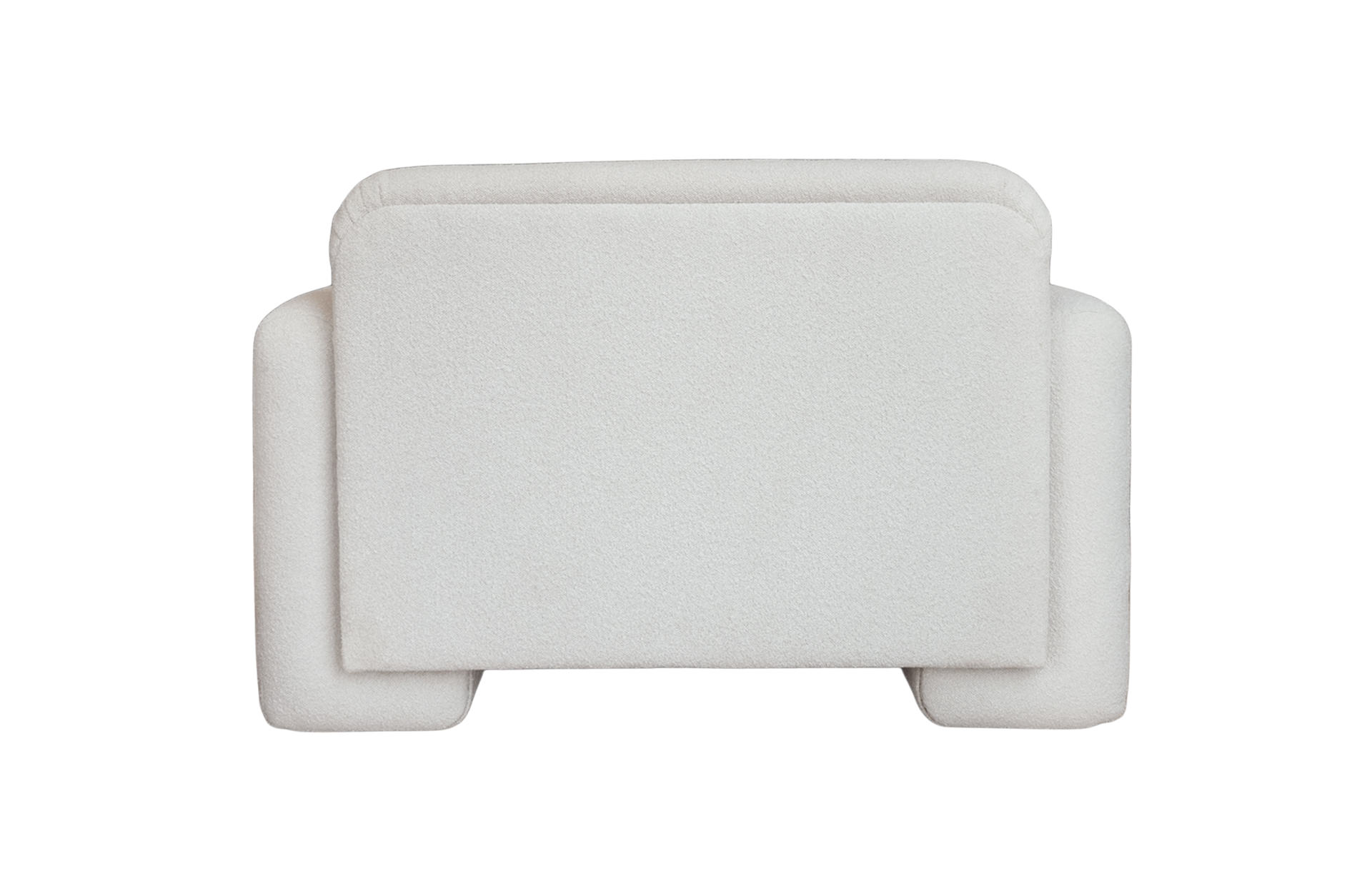 Home Decor Tosna Armchair PL WR 02 Cream Back View
