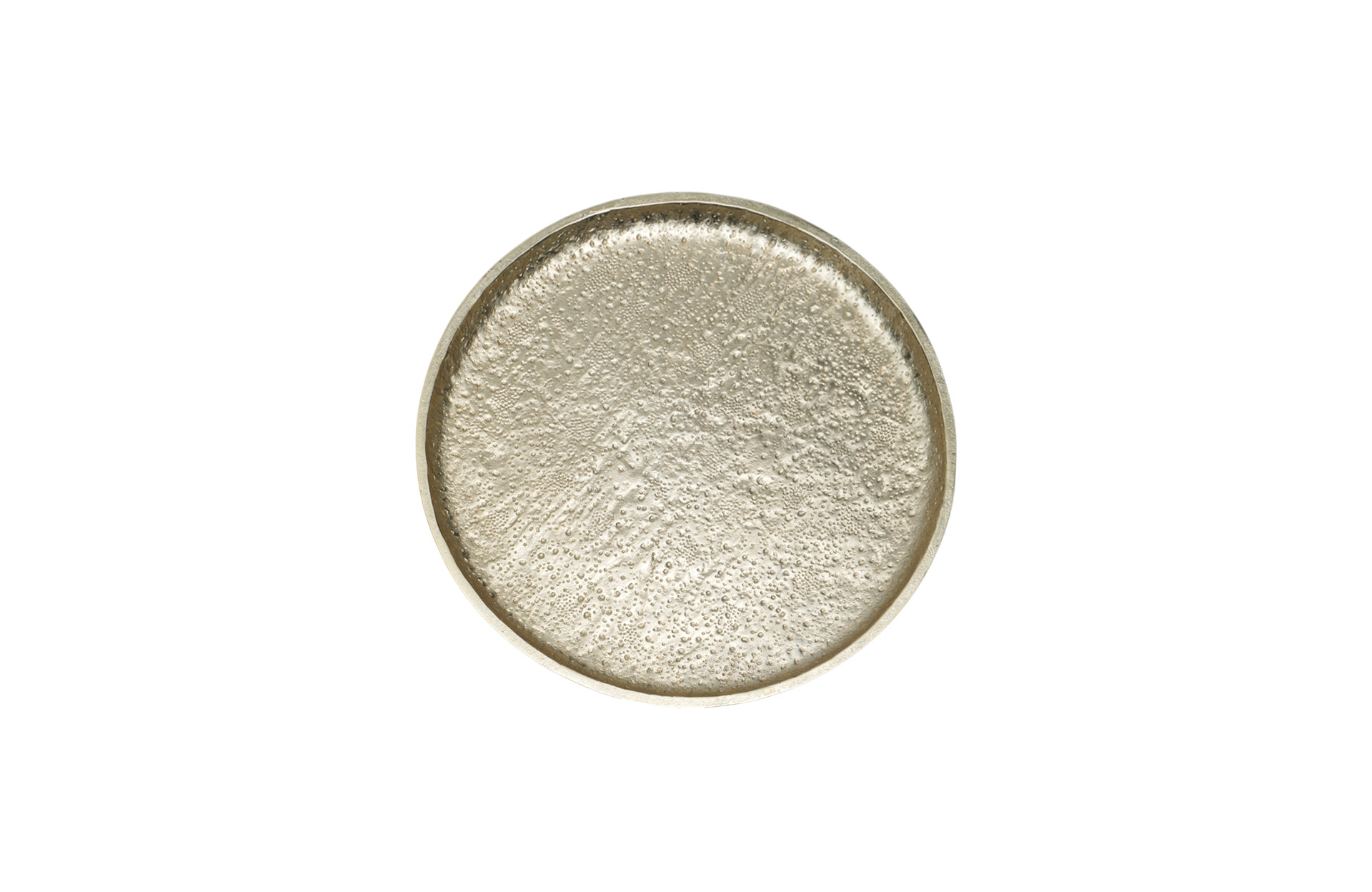 Home Decor AV39715-Gold Contemporary Shiny Gold Table Top View