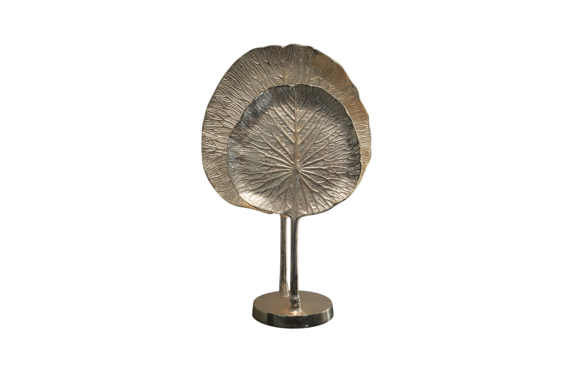 Home Decor D8474 Leaf Sculpture Front View