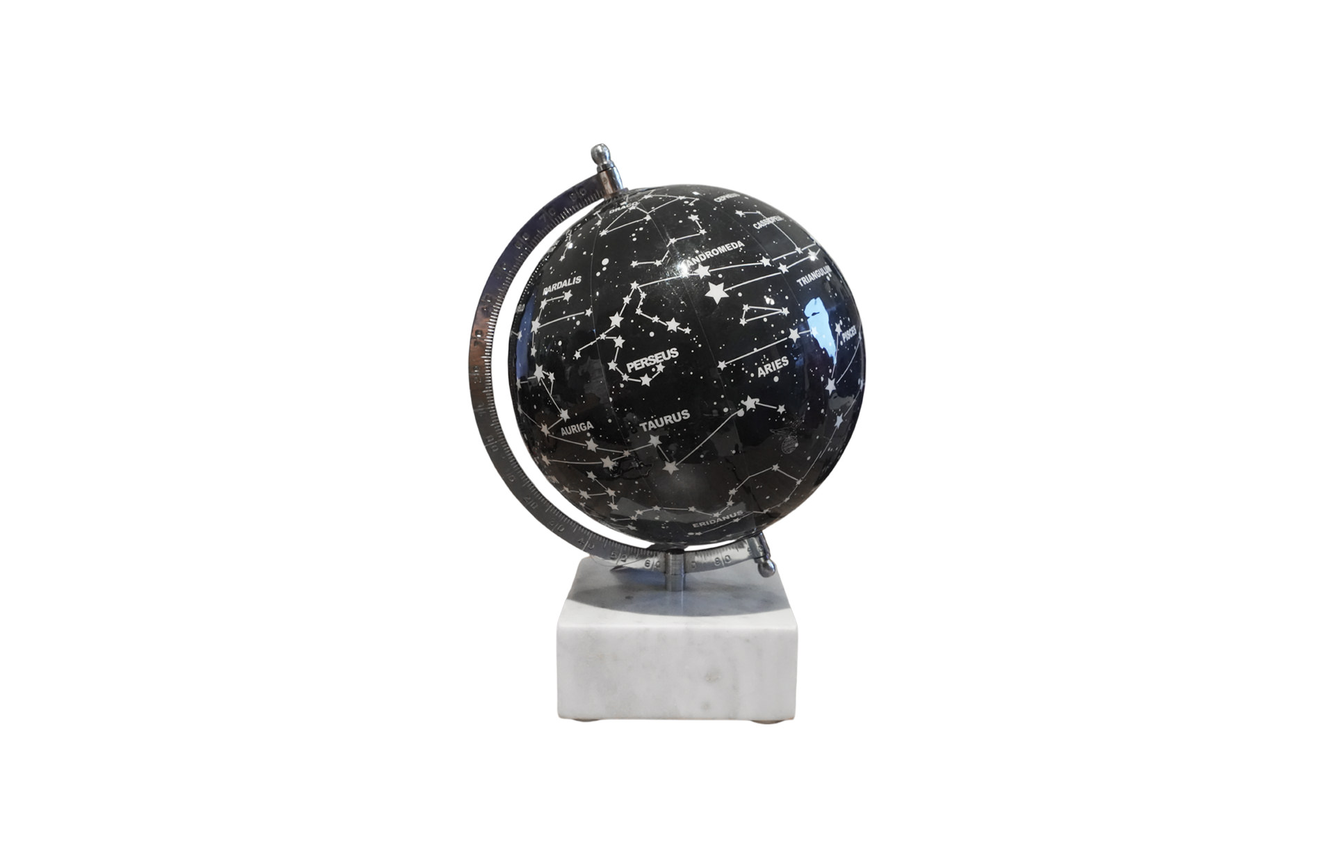 Home Decor 78468 Globe on Marble Base Front View