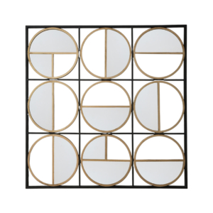 Home Decor 83732-DS Metal Wall Mirror Front View