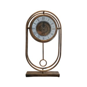 Home Decor 86842 Table Gear Clock Front View