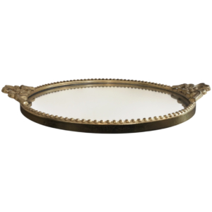Home Decor B7202-DS Metal Tray Front View