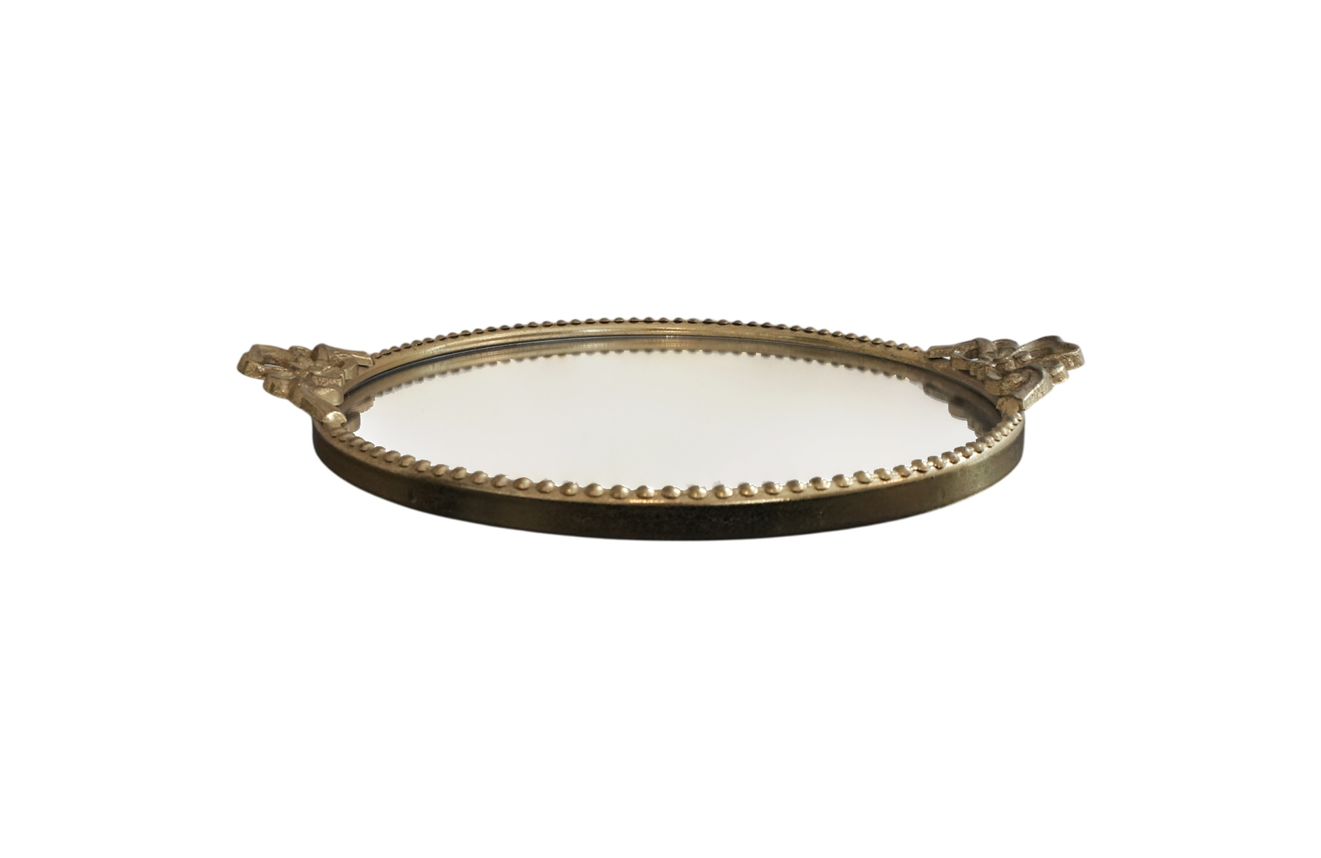 Home Decor B7202-DS Metal Tray Front View