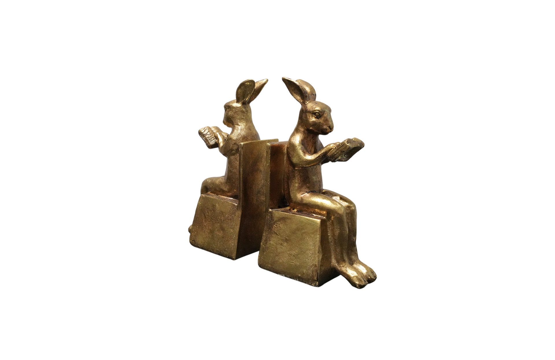 Home Decor B8966 S2 Bunny Bookends Side View