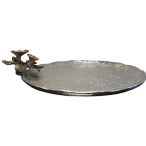 Home Decor D5576 Floral Decorative Tray Front View