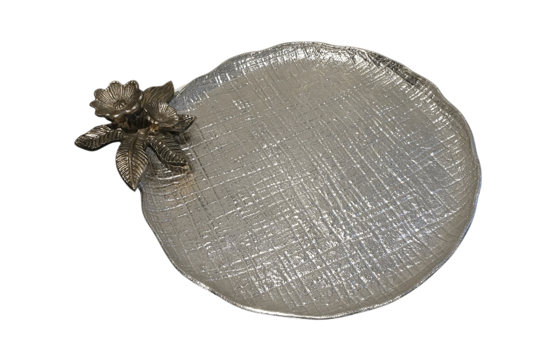 Home Decor D5576 Floral Decorative Tray Top View