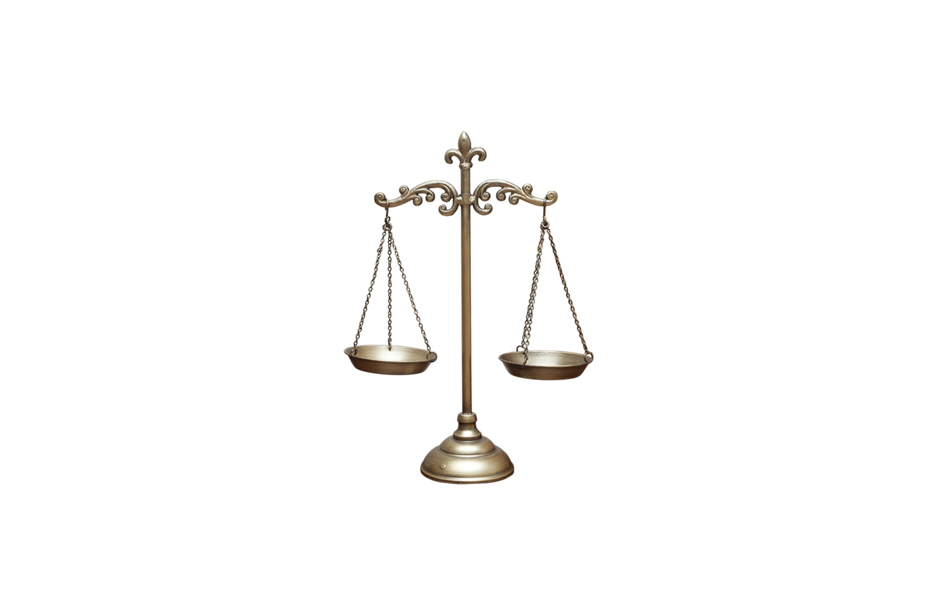 Home Decor D8635 Balance Scale Decor Front View