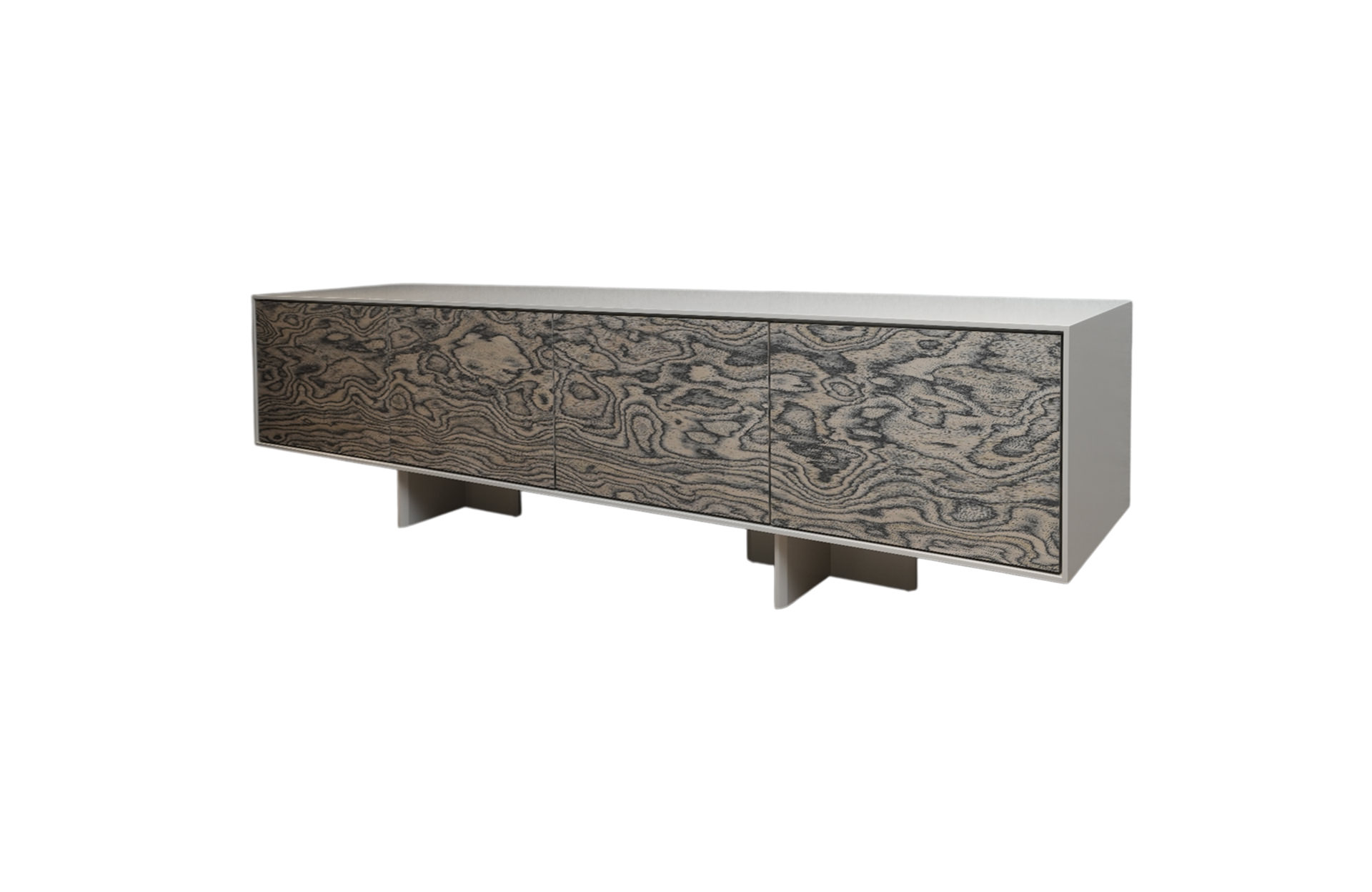Home Decor TV Stand 072F2.2 Side View